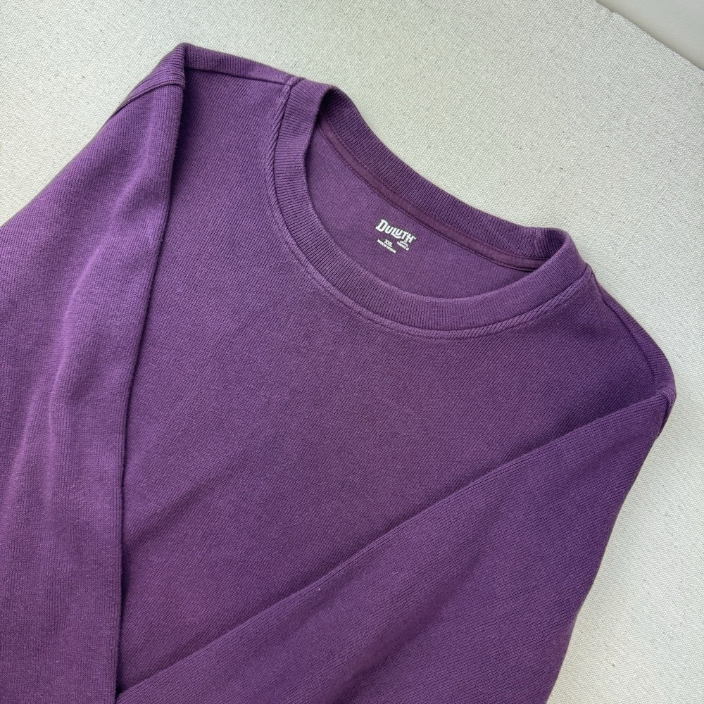 Duluth Trading Co Men's XXL Purple Long Sleeve Tee